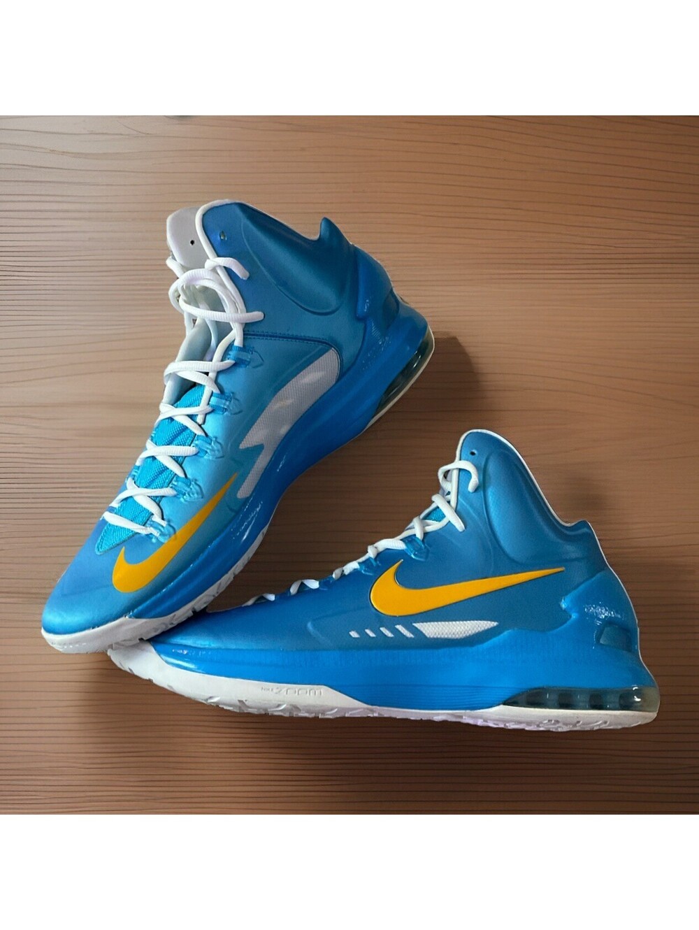 Nike Kd 5 'Nike ID' Custom Mens Basketball Shoes | Color: Light Blue | Size: 14